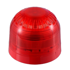 LED Flitslicht "Sonos", Rode Flitser, rode platte sokkel IP2