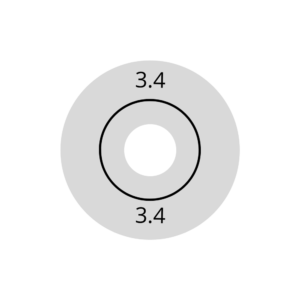 Wagner Rubber 3 .4mm (VPE=10) voor diepvriesdetectie