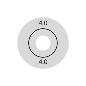 Wagner Rubber 4.0mm (VPE=10) voor diepvriesdetectie