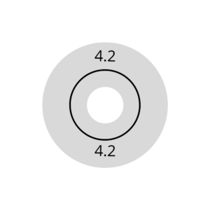 Wagner Rubber 4 .2mm (VPE=10) voor diepvriesdetectie