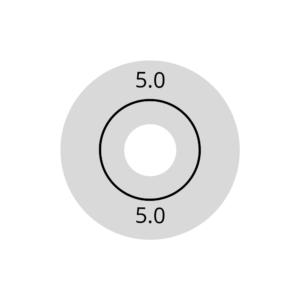 Wagner Rubber 5.0mm (VPE=10) voor diepvriesdetectie