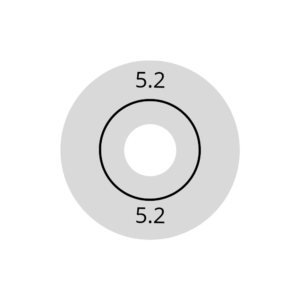 Wagner Rubber 5.2mm (VPE=10) voor diepvriesdetectie