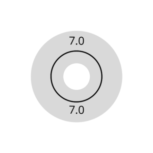 Wagner Rubber 7.0mm (VPE=10) voor diepvriesdetectie