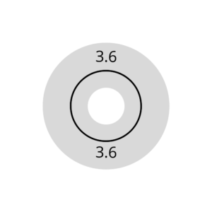 Wagner Rubber 3 .6mm (VPE=10) voor diepvriesdetectie