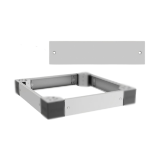 Blindplaat (600mm) voor onderbouw sokkel 19 inch kast