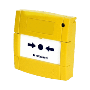Handbrandmelder GEEL KAC geadresseerd Hochiki incl. isolator