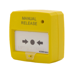 Handmelder voor blussing (geel)