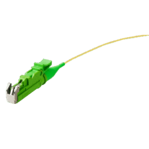 E2000 8° APC Pigtail - MM GI 50/125 µm, approx. 2.8 mm, 5.0 m