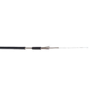 2-aderige MM glasvezel-sensorkabel met stalen mantel, per meter
