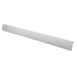 1U Front panel light grey tool-free with Quick-clip system
