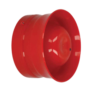 Soteria Open-Area wandsirene rood met isolator