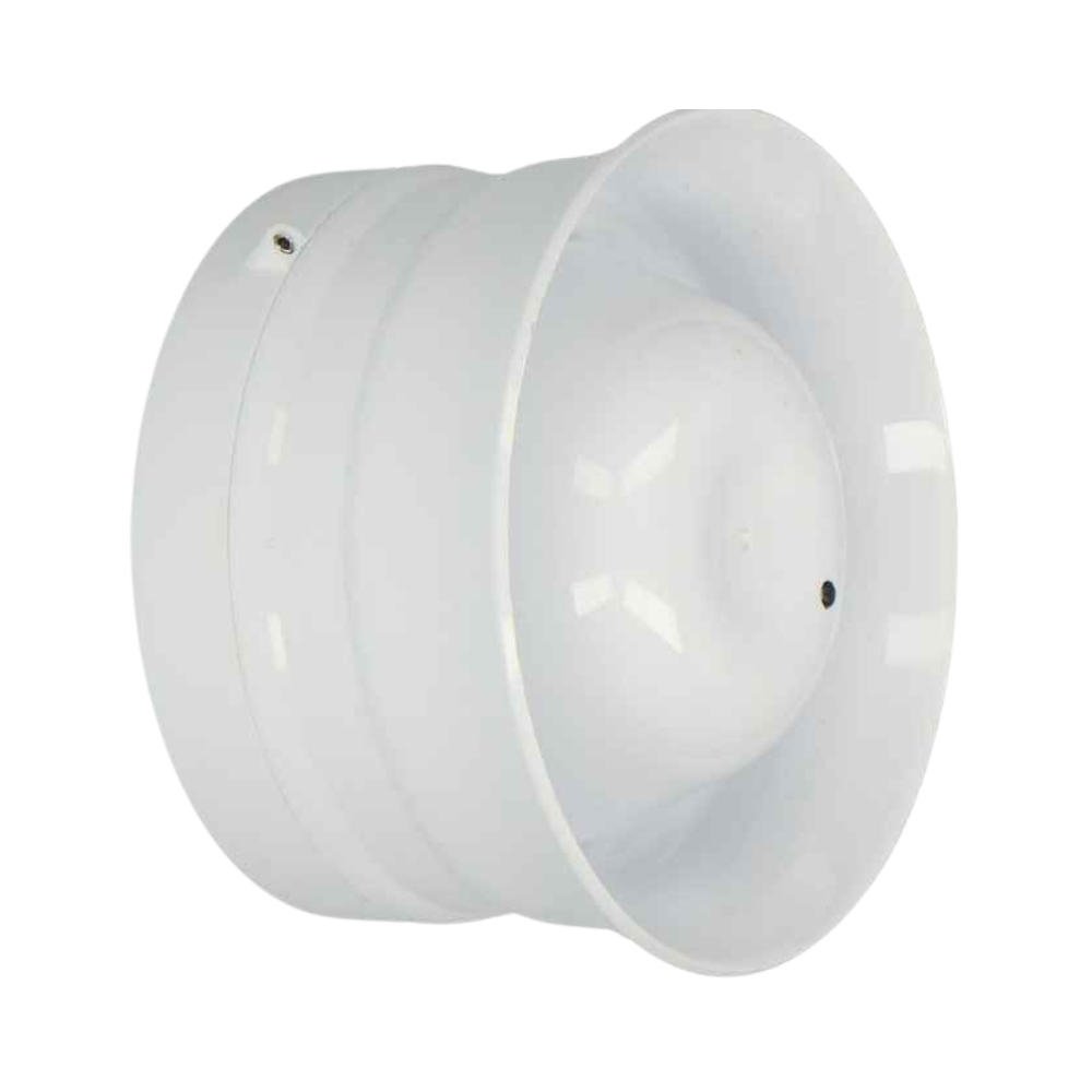 Soteria Open-Area wandsirene wit met isolator