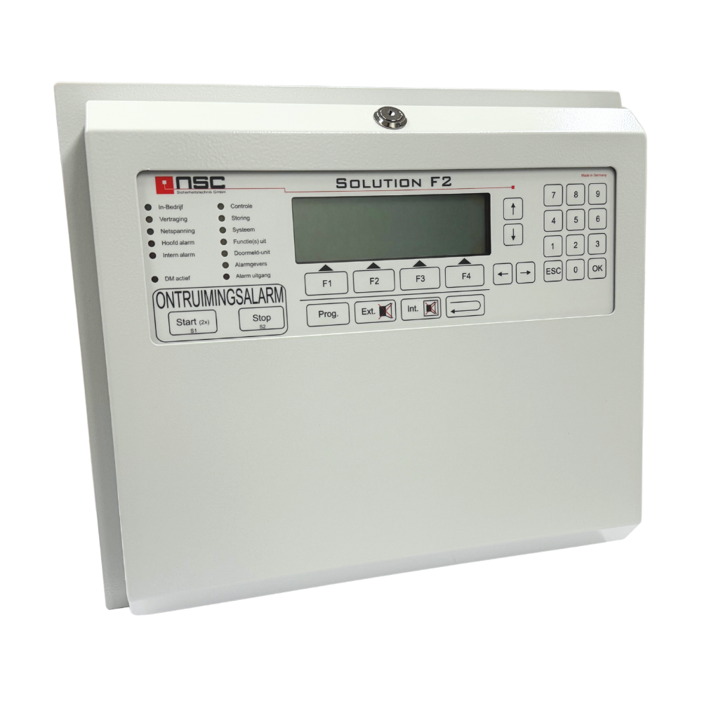 Brandmeldcentrale Solution F2 Dutch Design semi-inbouw
