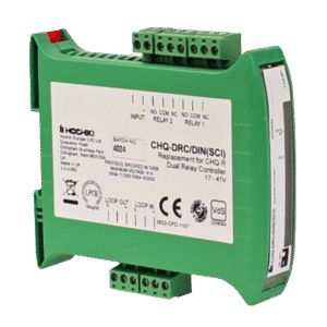 Tweevoudige relaismodule Hochiki met 2 relais en 1 bewaakte