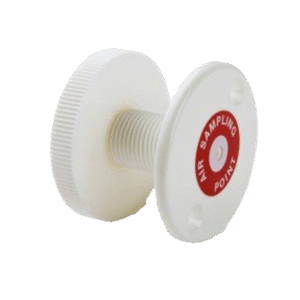 Aanzuigpunt plat voor aanzuigslang 10mm, voor montage in sys