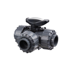 3-weg balklep ABS, d=25mm