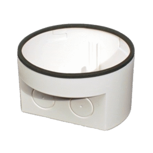 PG-Sokkel U-Base, wit, voor Roshni, verhoging naar IP65