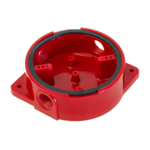 Opbouw-Montagesokkel Hochiki (rood) voor sirene B07160-00 voor IP65
