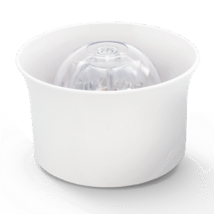 Geadresseerde wandmontage sirene met flitslicht Hochiki wit