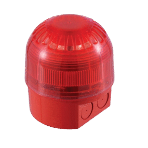 Sonos I.S. flitslicht rood met rode flits, ATEX-gekeurd