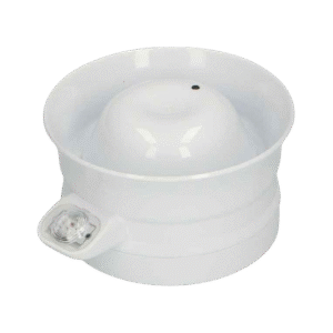 Soteria Wandsirene/flits combinatie,witte behuizing, rode flits