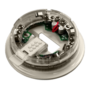 Flitslicht sokkel met isolator, rode flits