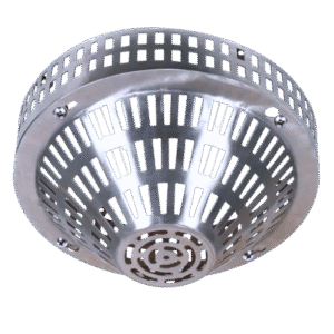 Roestvrij stalen beschermkorf 203mm x 203mm x 76mm