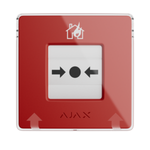 AJAX draadloze handbrandmelder rood