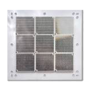 Kit met 8 anti fog reflectoren voorgemonteerd op acrylplaat 140-160m