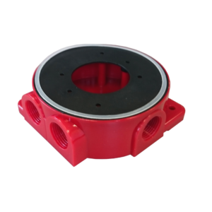Opbouw-montagesokkel rood voor wandsirene B07160-00 voor verhogen IP65